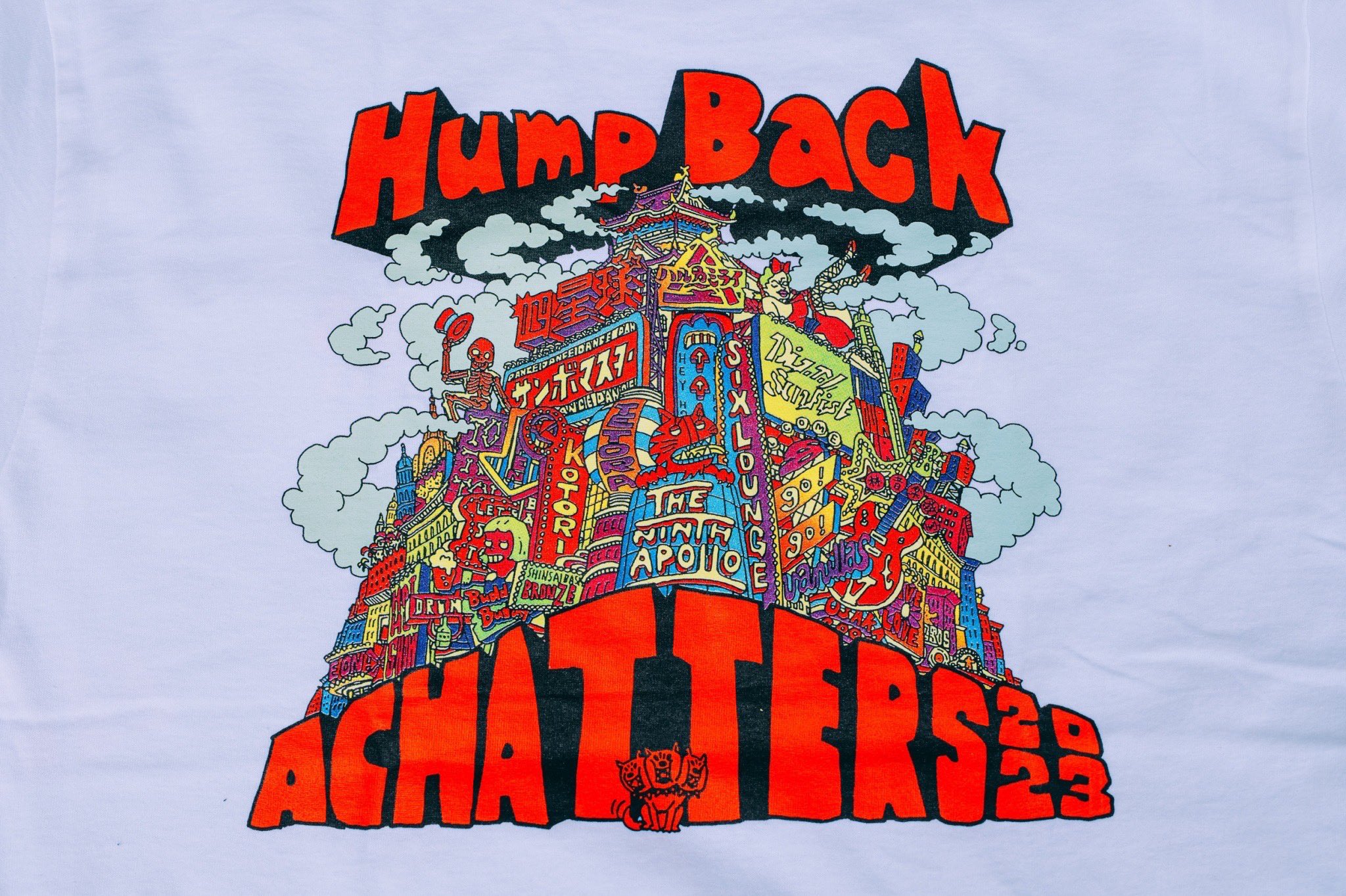 Hump Back 限定 2022 ACHATTERS ロンT 白 - Tシャツ/カットソー(半袖