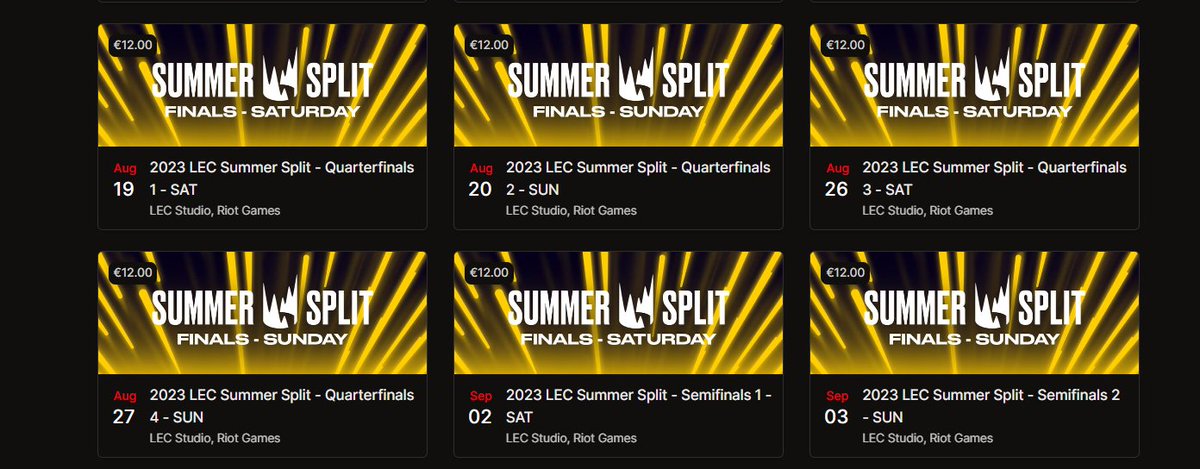 NRFDoctor's tweet photo. @IlonaKo3 @LEC tickets are now online! :D https://t.co/0lWns9sy5V
