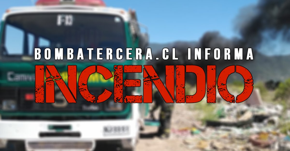 #INCENDIO Unidades de Primera, Segunda y Tercera Compañias son despachadas a Incendio Estructural, Carampangue y Manso de Velasco.
