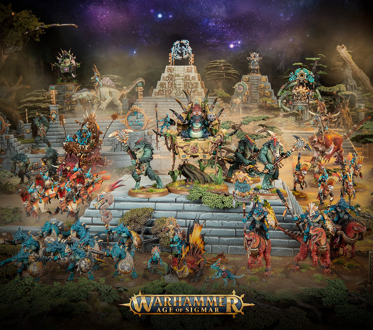 Learn how the miniatures designers blended savagery and sophistication to create the new Seraphon models. bit.ly/3MXMJ9L 

#WarhammerCommunity