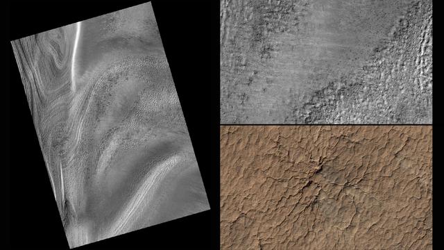 HiRISE Mars Foto van de dag: Volunteers Help Decide Where to Point Mars Camera. Credits: NASA/JPL-Caltech/MSSS/Univ. of Arizona #mars #hirise #sterrenkunde #astronomie #nasa #ruimtevaart