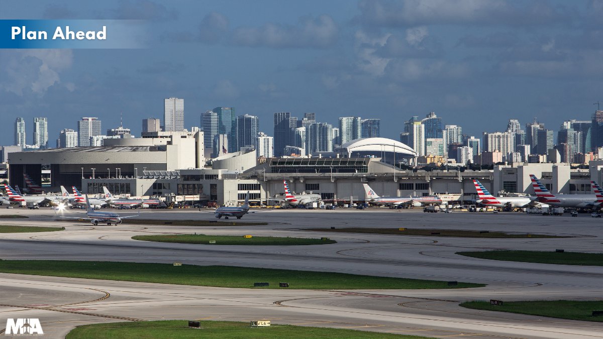 Will we be seeing you this #MemorialDay weekend? Here are some tips to keep in mind before your travels: 

🕑 Arrive 3 hours early
🚗 Know your parking options
✈️ Verify flight details beforehand
📲 Use the MIA Airport Official app
🔗: bit.ly/MIAMemorialDay… #MIATravelTip