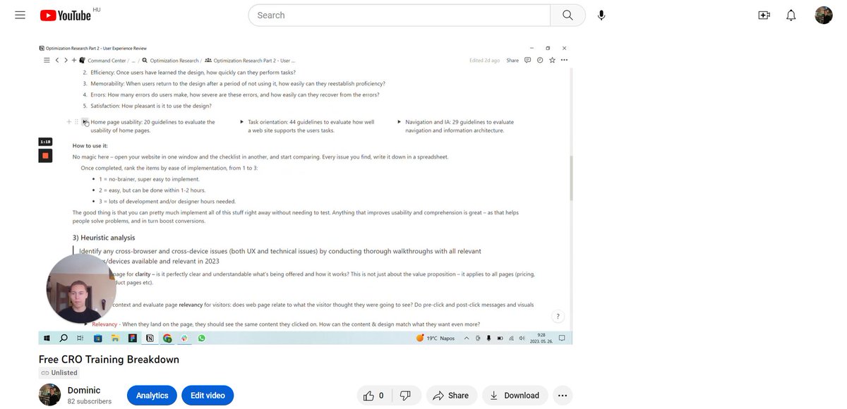 I’ve given away fantastic CRO blueprints before

But didn't give SPECIFIC guidance

So I recorded a quick overview of ALL my past guides

For you to start printing $$$ with split-testing TODAY

Want it?

RT + Comment 'yt' & I'll DM you the link

(Must be following so I can send)