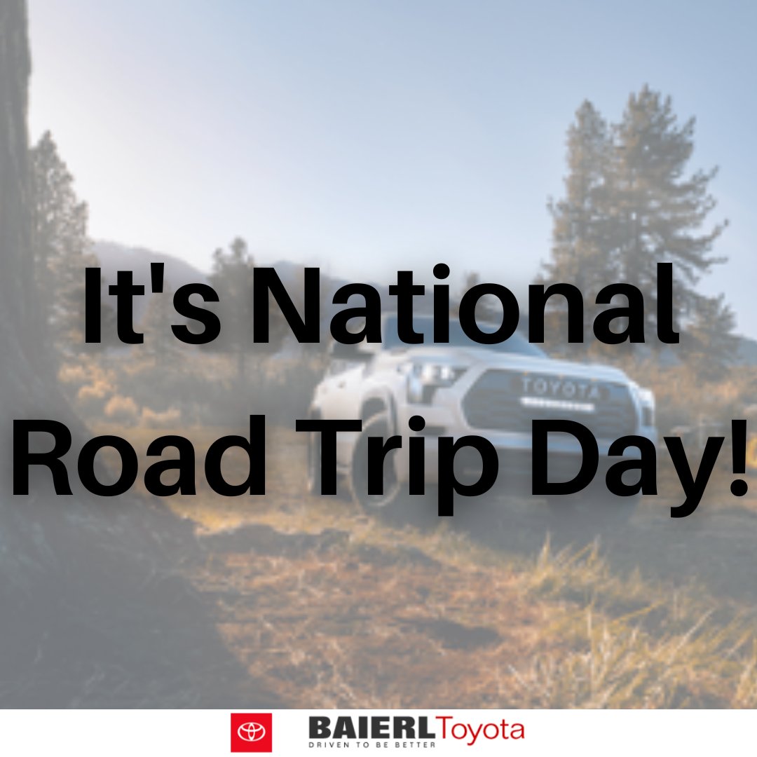 Take your adventure to the next level with a Toyota from Baierl Toyota!

#toyota #letsgoplaces #toyotanation #toyotalife #toyotausa #toyotalove #toyotaperformance #baierltoyota