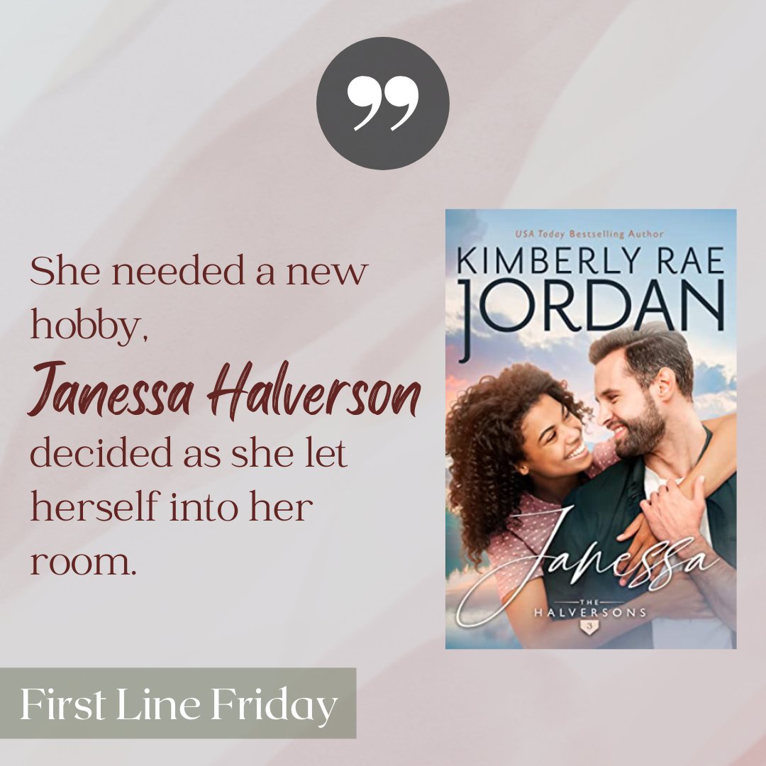 This week's #bookquote is from my newest release: Janessa | The Halversons Book 3.
---
#christianfiction #christianromance