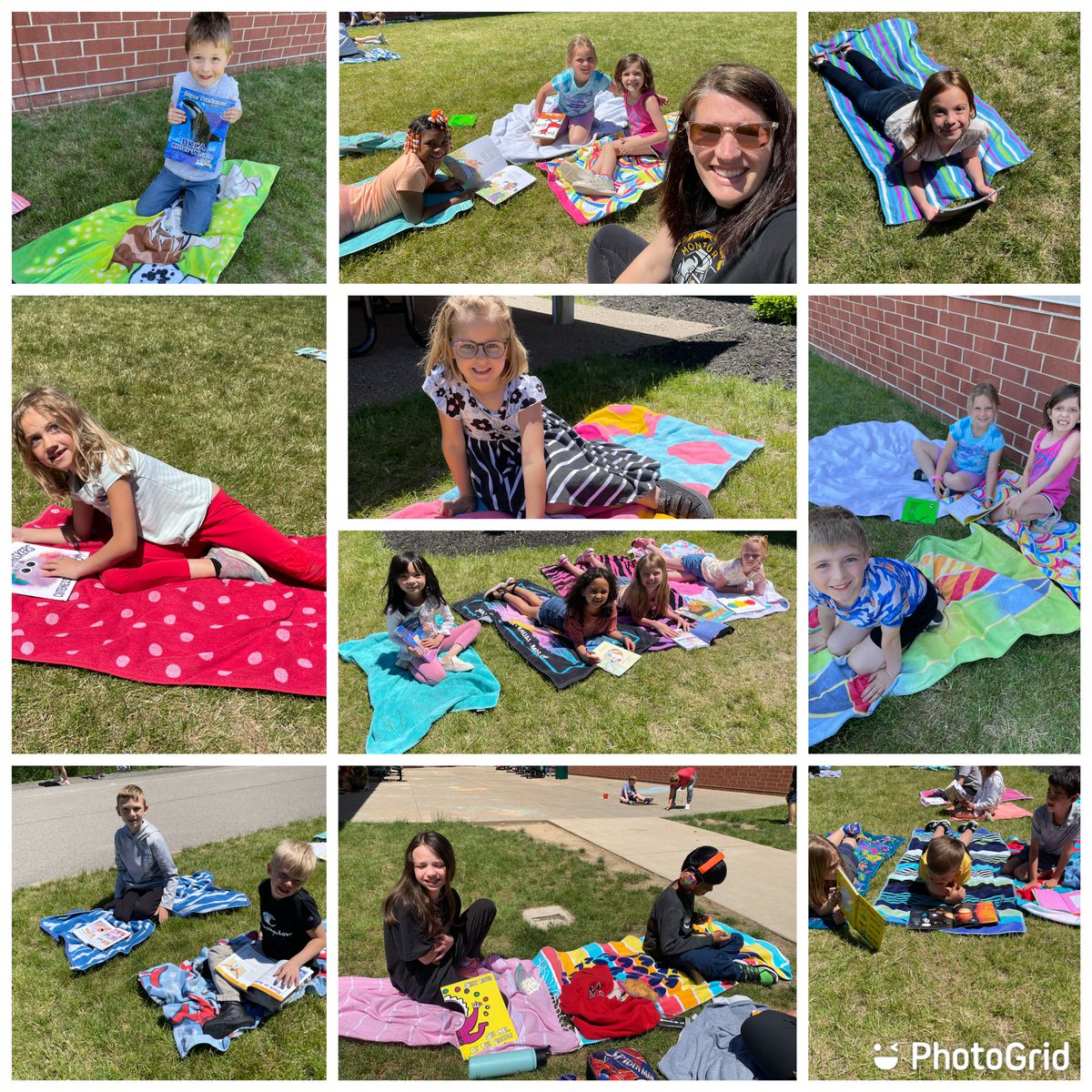 We loved our “reading picnic” today! #montourproud