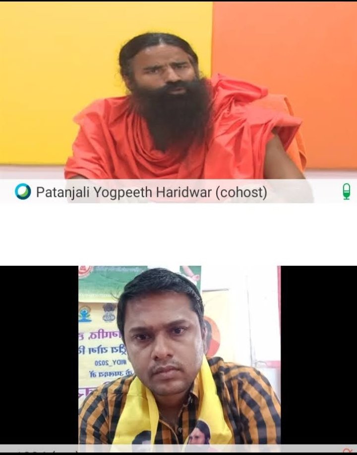 @yogrishiramdev @Ach_Balkrishna @PypAyurved @Patanjali_Wlns 
#MJwithBalkrishna 
करो योग रहो निरोग दुनिया को योग बताया स्वामी जी ने नही तो दुनिया किसी और दिशा में जा रही थी पतंजलि अपनाओ जीवन स्वस्थ बनाओ।