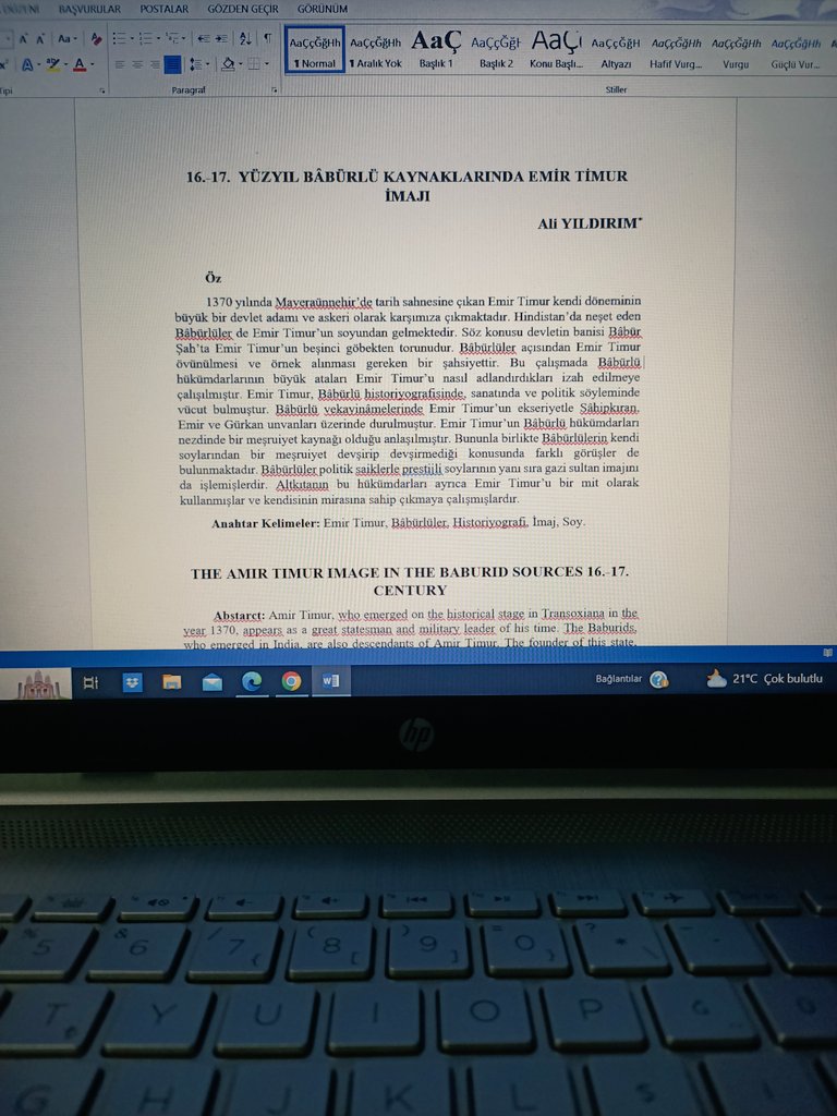 Yazması bitti yayımlanması kaldı...