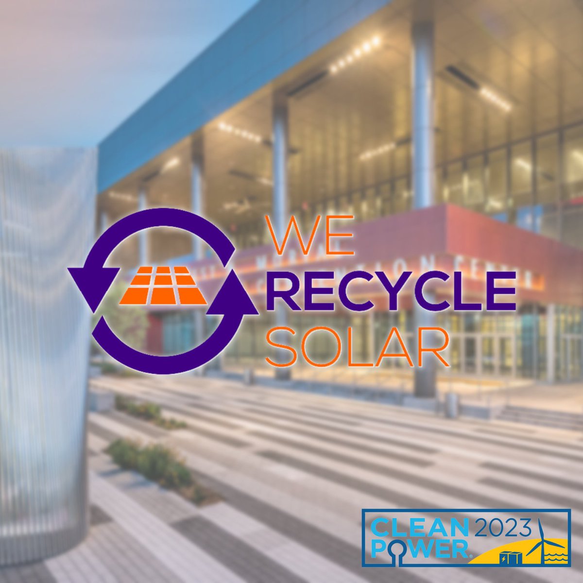 werecyclesolar's tweet image. It was a pleasure connecting with industry leaders at #CLEANPOWER2023. Looking forward to the future of green energy.

#cleanpower