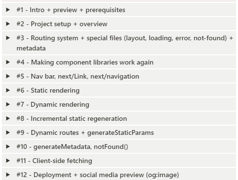 Coding in Flow on Twitter: "Outline of my upcoming #NextJS 13.4 app