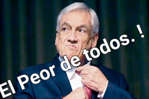 ¿Quien más piensa que Piñera fue el peor Presidente de la Historia ?☝️
Yo. !!!🙋‍♀️
Yo también 🙋
Y yo...🙋‍♂️
Y todos nosotros..🤦‍♂️🙋‍♀️🤦‍♂️🙋‍♂️☝️
Gracias Piñera por nada.