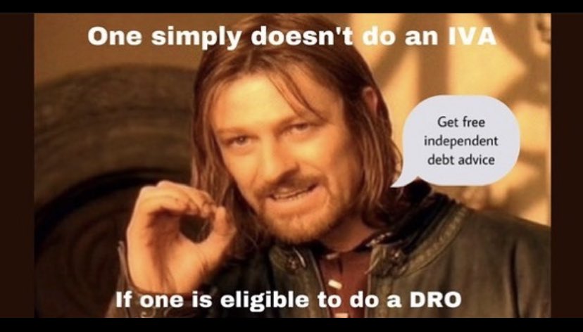 One simply needs to get proper #debtadvice and stop the IVA grift!