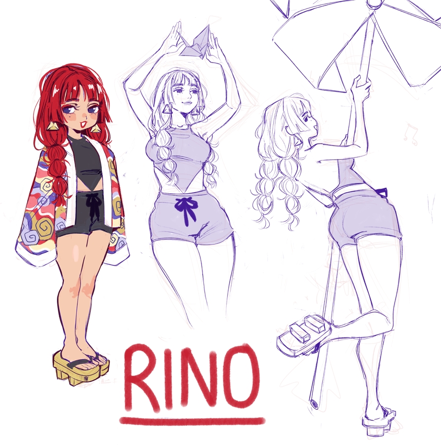 my stomach hurts... more rino doodles ⁉️