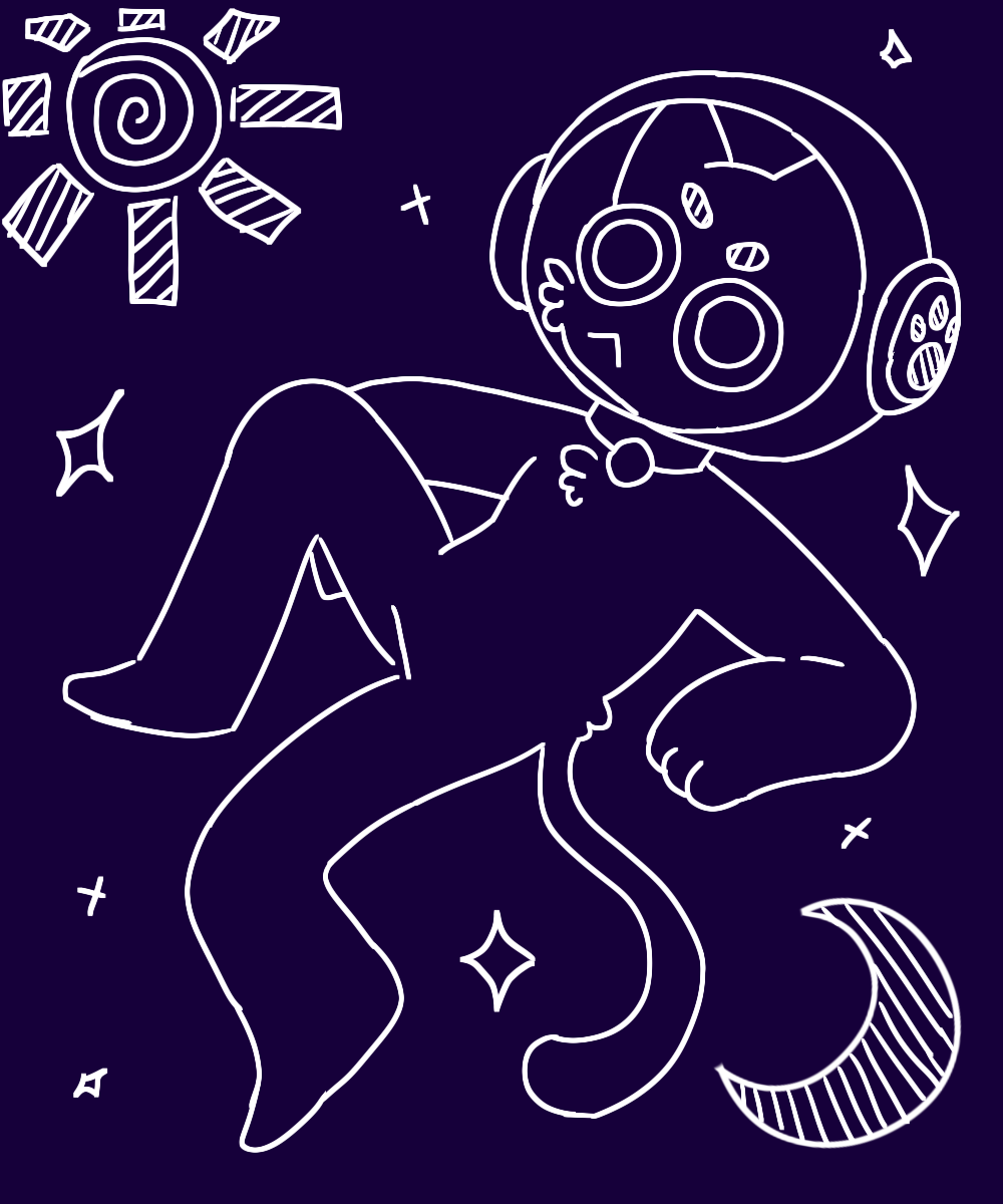 Nonsensical_Nob's tweet photo. Cat Space #doodleart https://t.co/K8bkEhvpBo