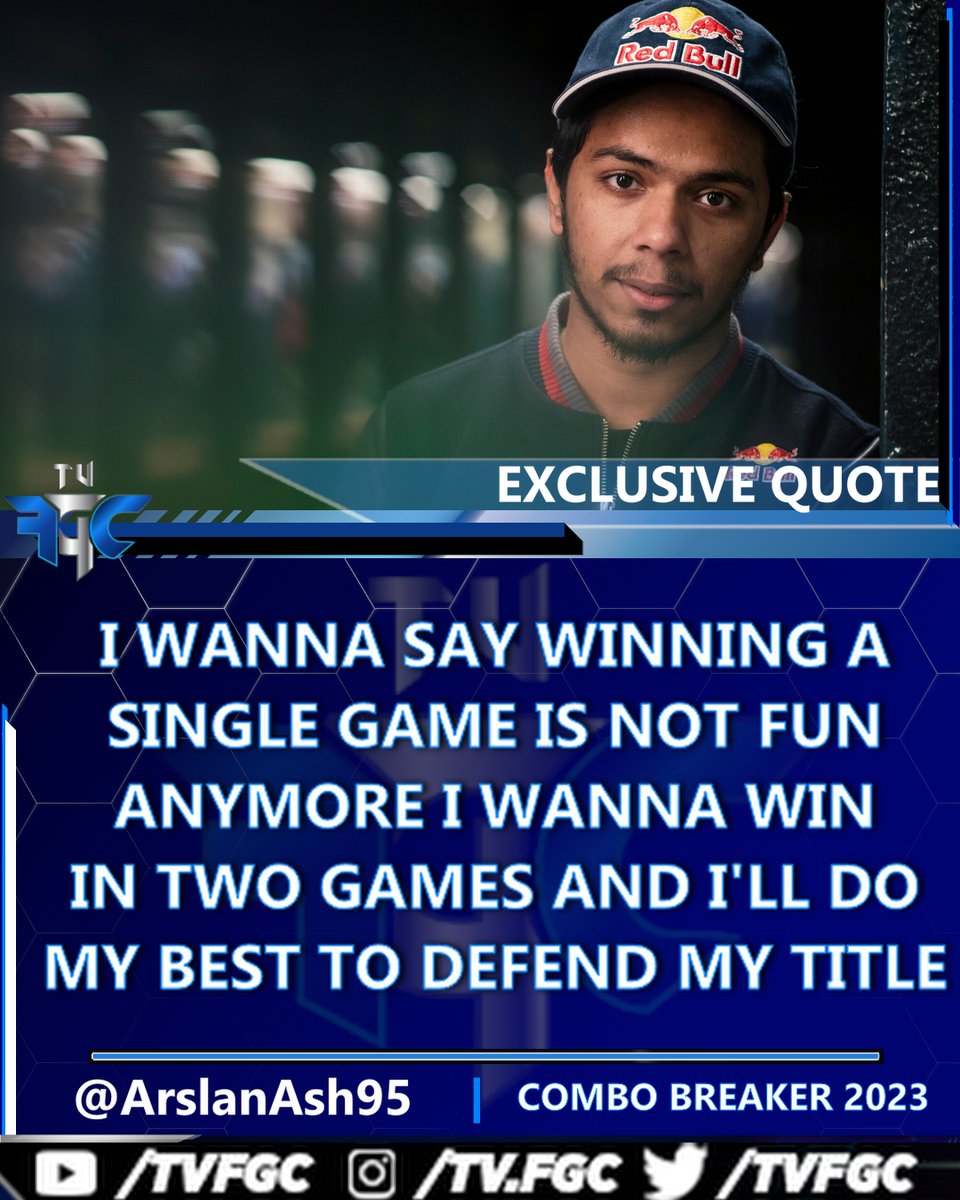 TVFGC on Twitter "Reigning Combo Breaker Tekken 7 Champ ArslanAsh95