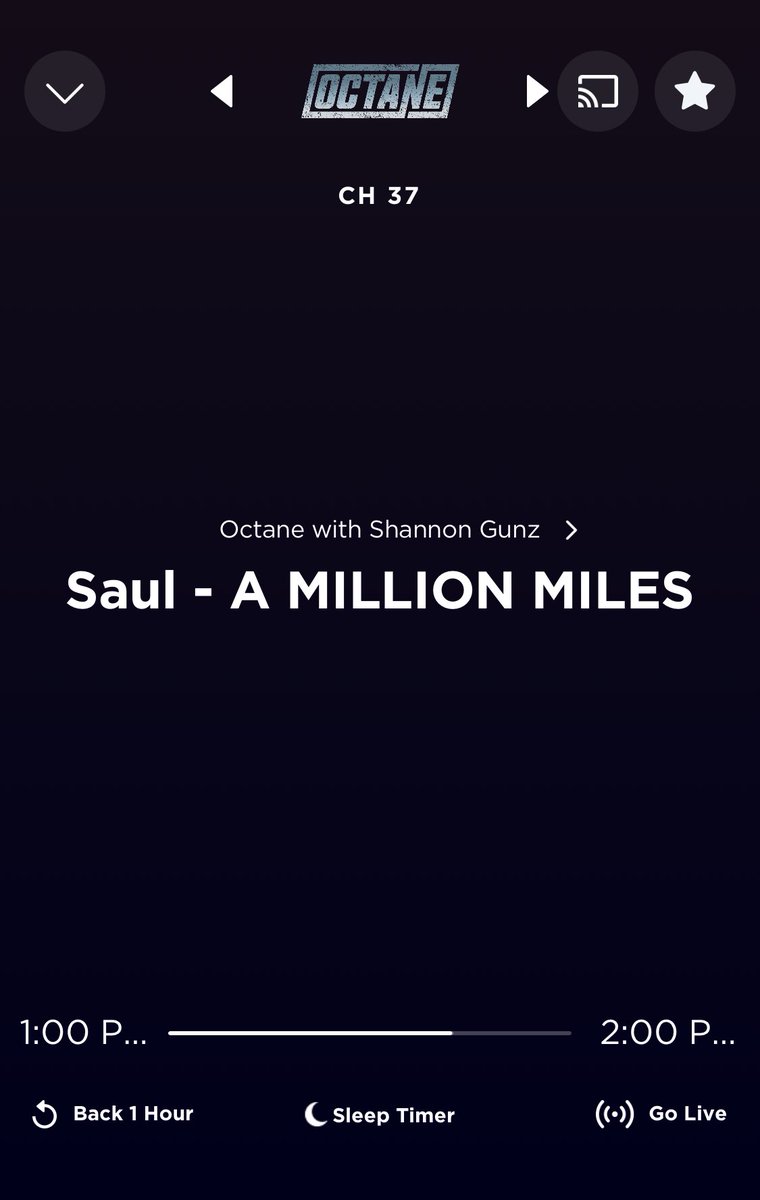 Thank you @shannongunz for playing A million miles from @saulband such a great song to hear while stuck in the car for hours🤘🔥 @SXMOctane #biguns #octanebiguns #newrock