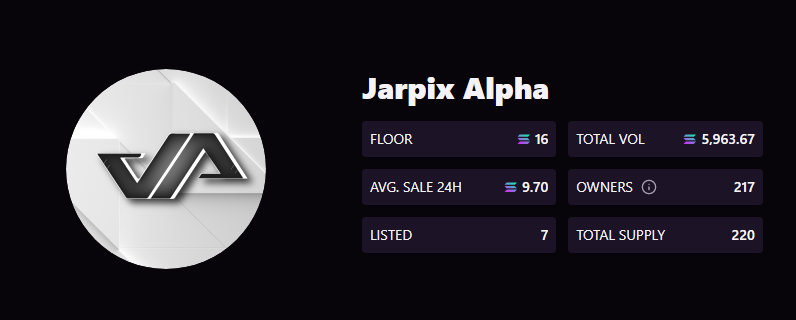 Our pass @JarpixDao pumped back from 4 SOL to 16 within a few days.

Our comeback will be glorious