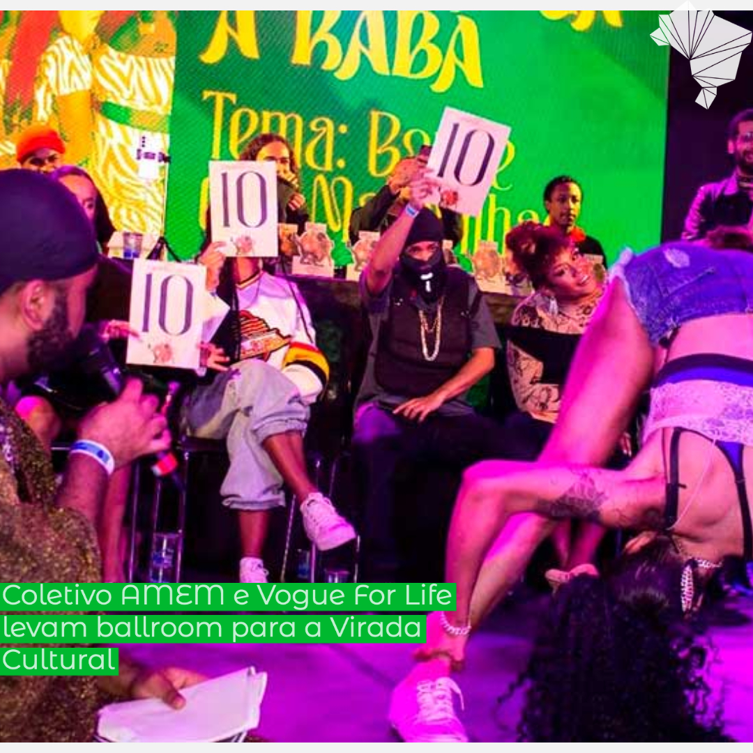 🌟 Não percam a terceira edição do Ballroom Festival, uma parceria incrível entre o Coletivo AMEM e o projeto Vogue For Life! Pela primeira vez parte da programação da Virada Cultural, o evento terá lugar no sábado, dia 28 de maio, no Centro Cultural São Paulo, com início à 00h.