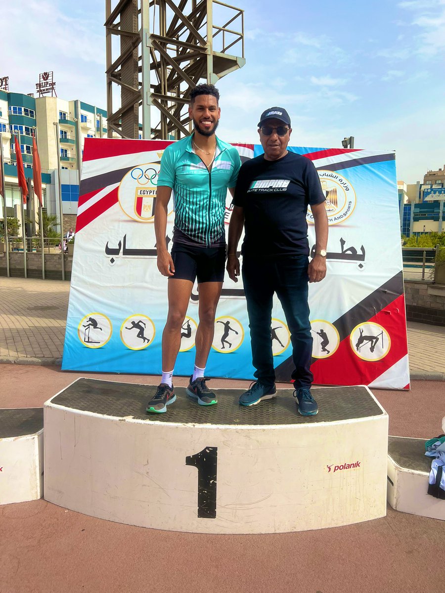haz_m_'s tweet image. 2023 800m Egyptian Trials champion!!! Next stop, Arab champs June 20-23 &amp;amp; Arab Games July 3-7 #TeamEgypt 🇪🇬