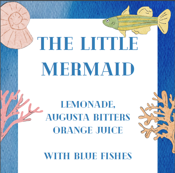 For all creatures big and small. In celebration of the release of the new The Little Mermaid (PG) film we have a special mock tail available in our bar. A refreshing drink during the film or just on a lovely warm day.