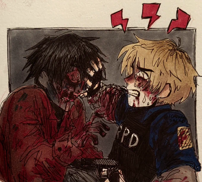 oh it's adorable  oh it's traumatized #ResidentEvil #RE2