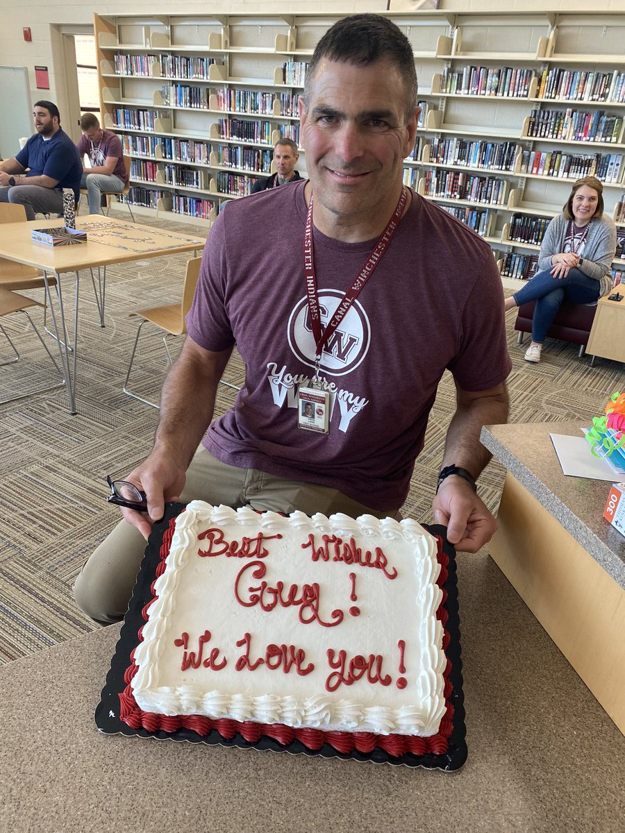 Thank you for 11 years of service to CWHS, Mr. Lahr. You will be missed. We wish you all the best!