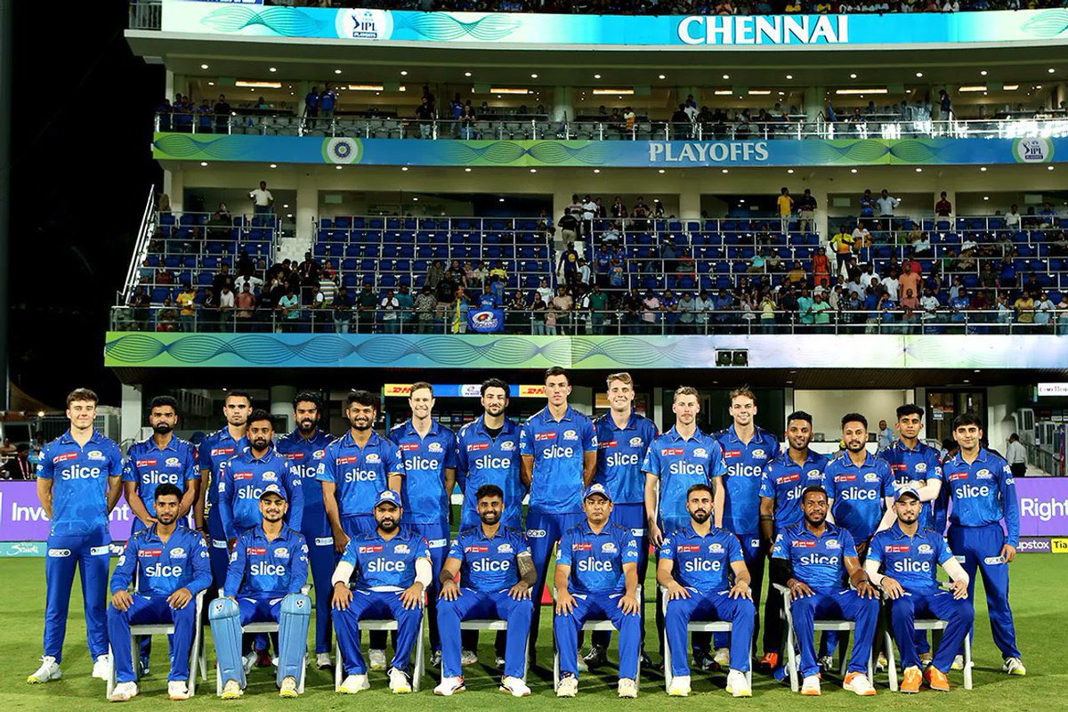 AnkitSingh3975's tweet photo. Happy with what we achieved this season. Next season will be blue again when Bumrah and archer makes a comeback with madhwal, tilak, wadhera, green..It's gonna be epic... Always Believe💙#RohitSharma𓃵 #MI #Mumbailndians #MiPaltan #IPL2023 https://t.co/bnehSJnJyA
