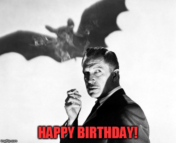 Happy Birthday to Horror Movie Legend Vincent Price. Name a movie you love Vincent Price in. 🦇🪦🥀 #vincentprice