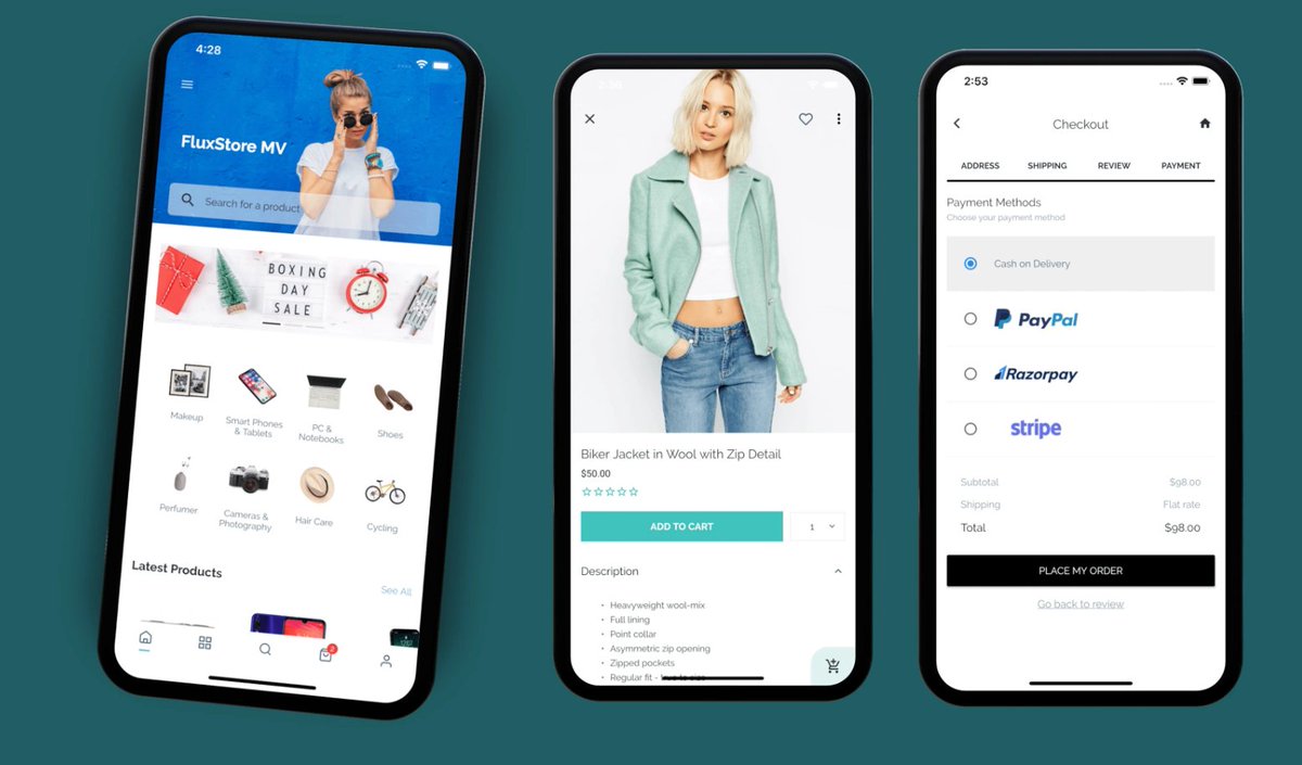 sujon_coder's tweet image. E-commerce Website and Online Store with Mobile Apps
Mobile App Development:
Choose a suitable platform (iOS, Android, or cross-platform) for mobile app development.
Design a user-friendly and visually appealing interface for the app.
Click: cutt.ly/mwqOujwy
@triviarosettv
