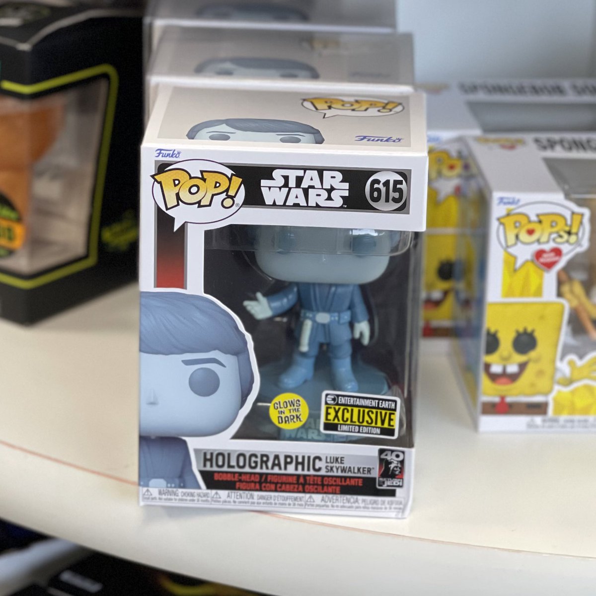 Just arrived! Holographic Luke Skywalker Funko Pop.

#funko #funkopop #funkopops #starwars #lukeskywalker #entertainmentearth #funkocollector #funkocollection #popculture #collectibles #hinesville #fortstewart #greenlotusdreams