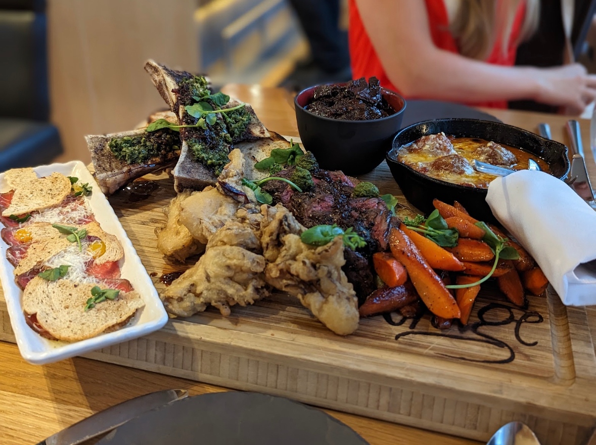 The Forage signature #BisonBoard, available every Friday and Saturday night. Enjoy bison prepared multiple ways along with local vegetables and other goodies. 🍖 Reservations recommended, secure your spot at exploretock.com/forage

Photo: Robert Werner
