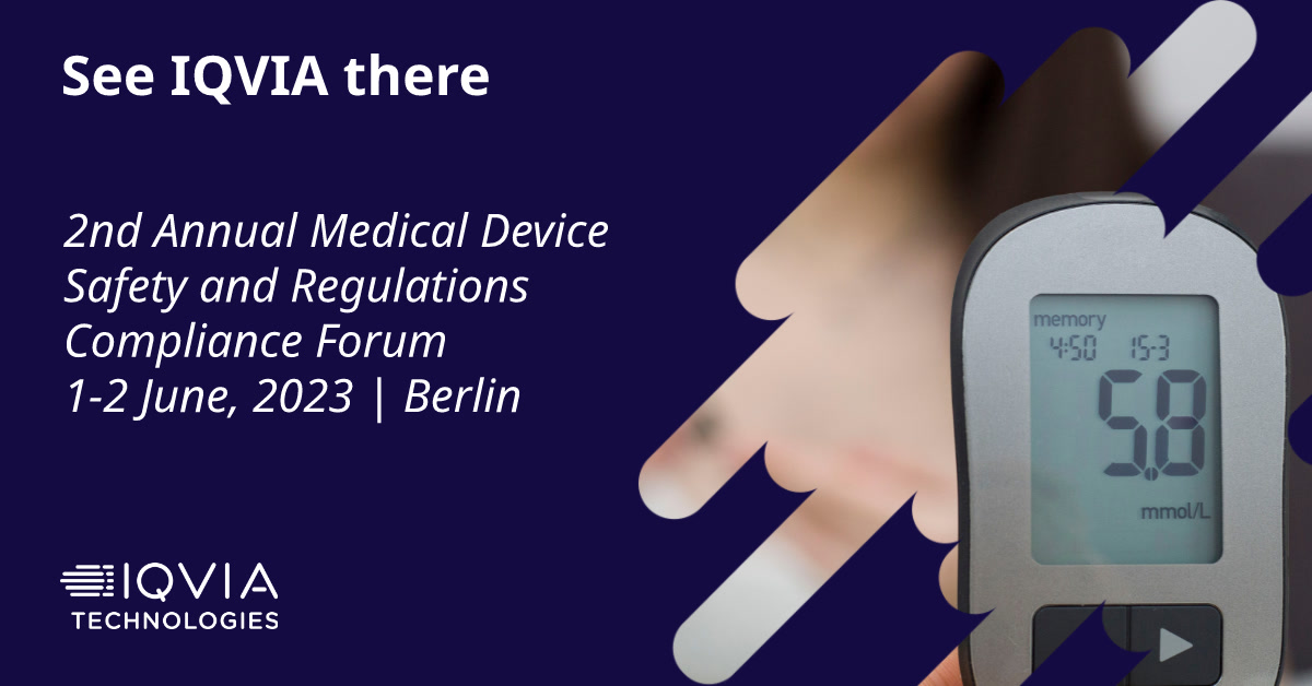 IQVIA is proud to be sponsoring the 2nd Annual Medical Device Safety and Regulations Compliance Forum in Berlin. Come speak with our quality and regulatory experts! Register today:
bit.ly/43vsvdg
#MedicalDevices #QualityCompliance