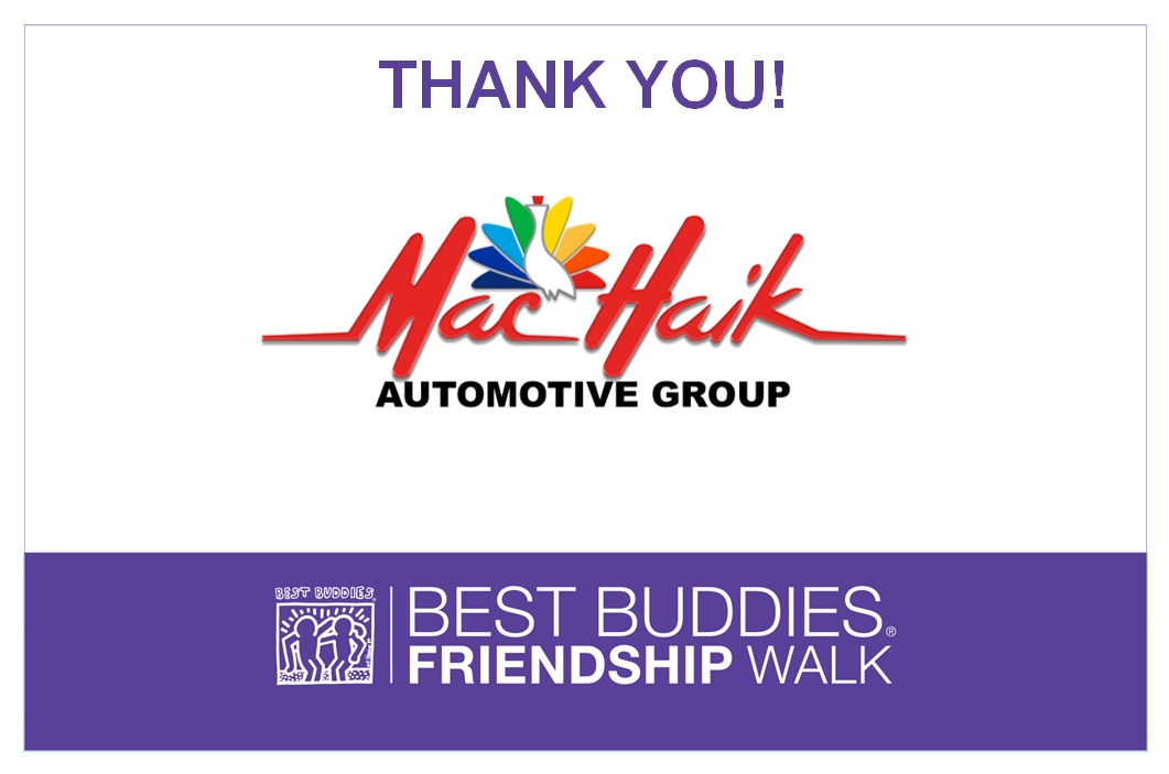 Mac Haik has supported Best Buddies for over 6 years. Thank you so much for your continued support of our mission of inclusion! #machaikautogroup #bbfw