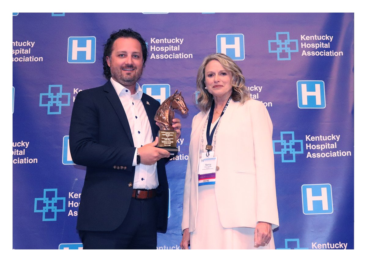 Representative <a href="/brayforky/">Josh Bray</a> was honored at KHA's 94th Annual Convention with the Legislative Champion Award for his outstanding leadership when Senate Bill 199 to protect health care workers moved to the Kentucky House of Representatives!