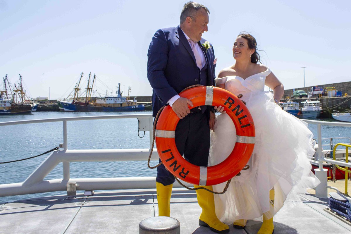 CONGRATULATIONS to Kilmore Quay RNLI crew members Michelle and Trevor who took a rare day off from the pager yesterday (Thursday 25 May) to get married! 
🥂🎉🥂🎉
#rnlife #volunteers #charity #family #weddingday