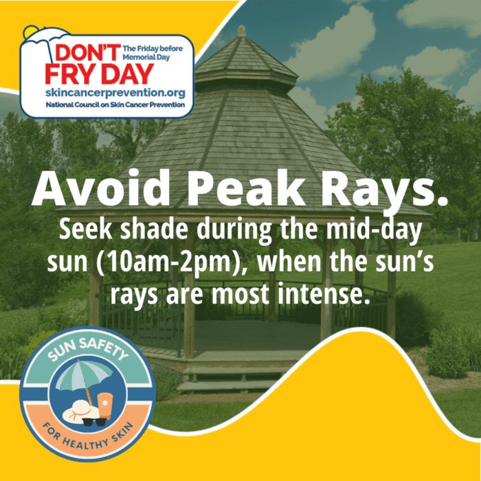 Find shade whenever you can.  #DontFryDay  #SeekShade #CAwx