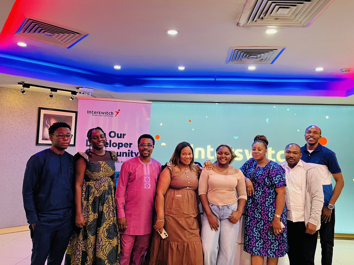 InterswitchDev's tweet photo. In preparation for tomorrow’s event, the @WTMKaru ambassadors visited @InterswitchGRP Abuja office, to meet with some of our devs!🤩🤩
You sure do not want to miss the event tomorrow.😁😁

#Interswitchdevelopercommunity
#IWD2023 https://t.co/5EHPeCE279