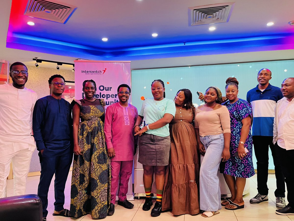 InterswitchDev's tweet photo. In preparation for tomorrow’s event, the @WTMKaru ambassadors visited @InterswitchGRP Abuja office, to meet with some of our devs!🤩🤩
You sure do not want to miss the event tomorrow.😁😁

#Interswitchdevelopercommunity
#IWD2023 https://t.co/5EHPeCE279