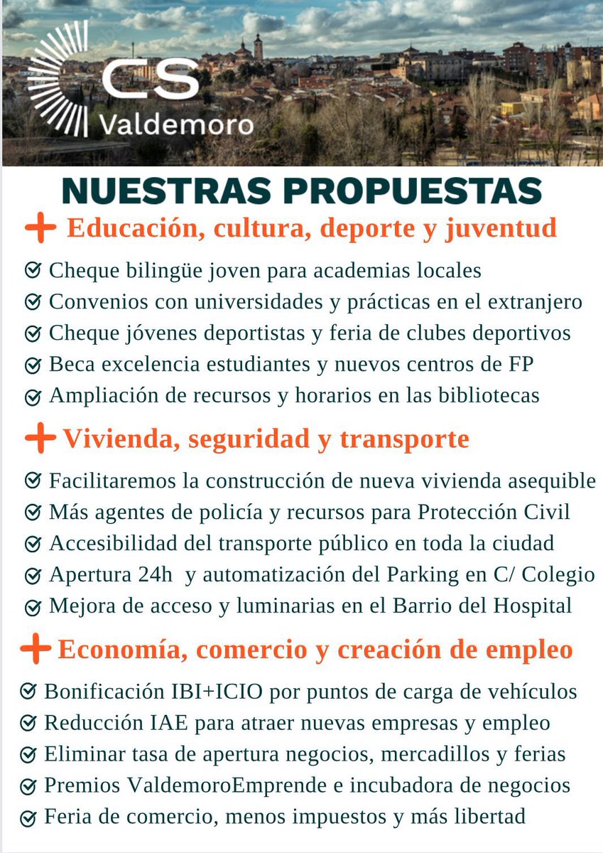 Hemos recuperado las cuentas del #Valdemoro en cuatro años. Hemos sufrido el bloqueo a muchos proyectos en el Pleno. Hemos aprobado inicialmente el presupuesto.

Ahora, terminaremos de recuperar las calles, los parques, los jardines, apostando por los #jovenes y las #familias.