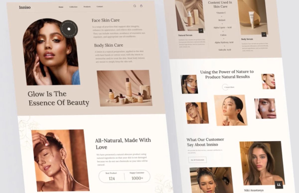 sujon_coder's tweet image. Designing a Minimalistic Beauty Shop & Cosmetic Store with a Website Revamp
Minimalistic Website Design:
Embrace a clean & clutter-free design aesthetic to emphasize products.
Use ample white space to enhance visual appeal & legibility.
cutt.ly/YwqOu2KJ
@Cathrinmachin