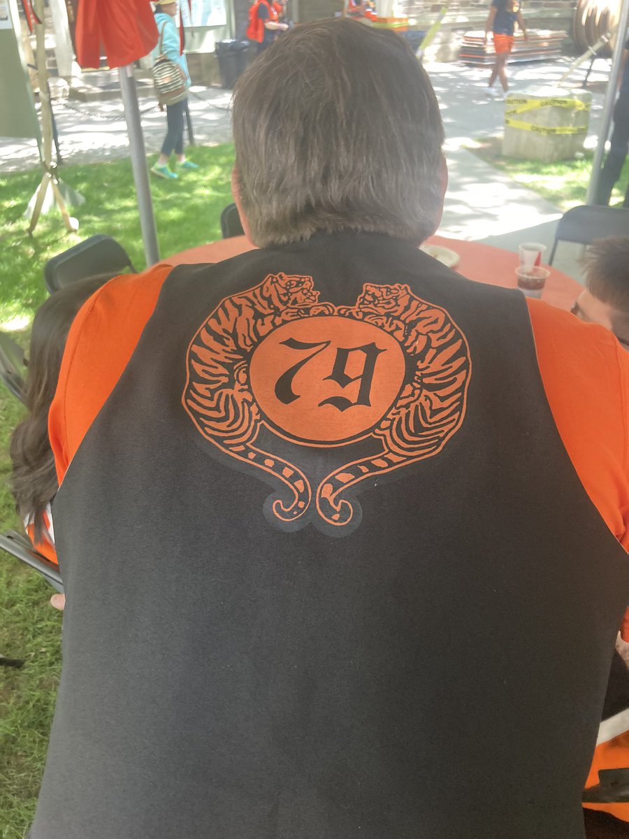 Our 5th Reunion vest (39 years later)! 
#79isFamily 
#princetonreunions
#princetonalumni
#princetonreunions