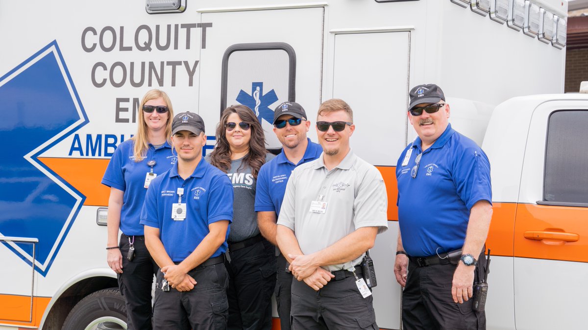 It's National EMS Week! Pictured below are just a few of the exceptional individuals that make up our EMS Team. They are always on call and take exceptional care of this community! Please join us in saying thank you to the Colquitt County EMS Team! #NationalEMSWeek #AlwaysOnCall