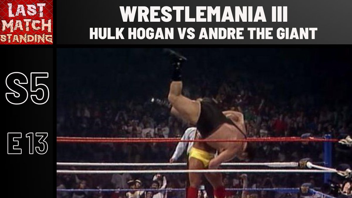 LastMatchCast's tweet image. Not sure you've heard of this one before...

Our newest episode is out NOW as we (finally?) add Hulk Hogan vs. Andre the Giant at WrestleMania III to our list of the greatest matches of all time!

Take a listen wherever you get your favorite podcasts!