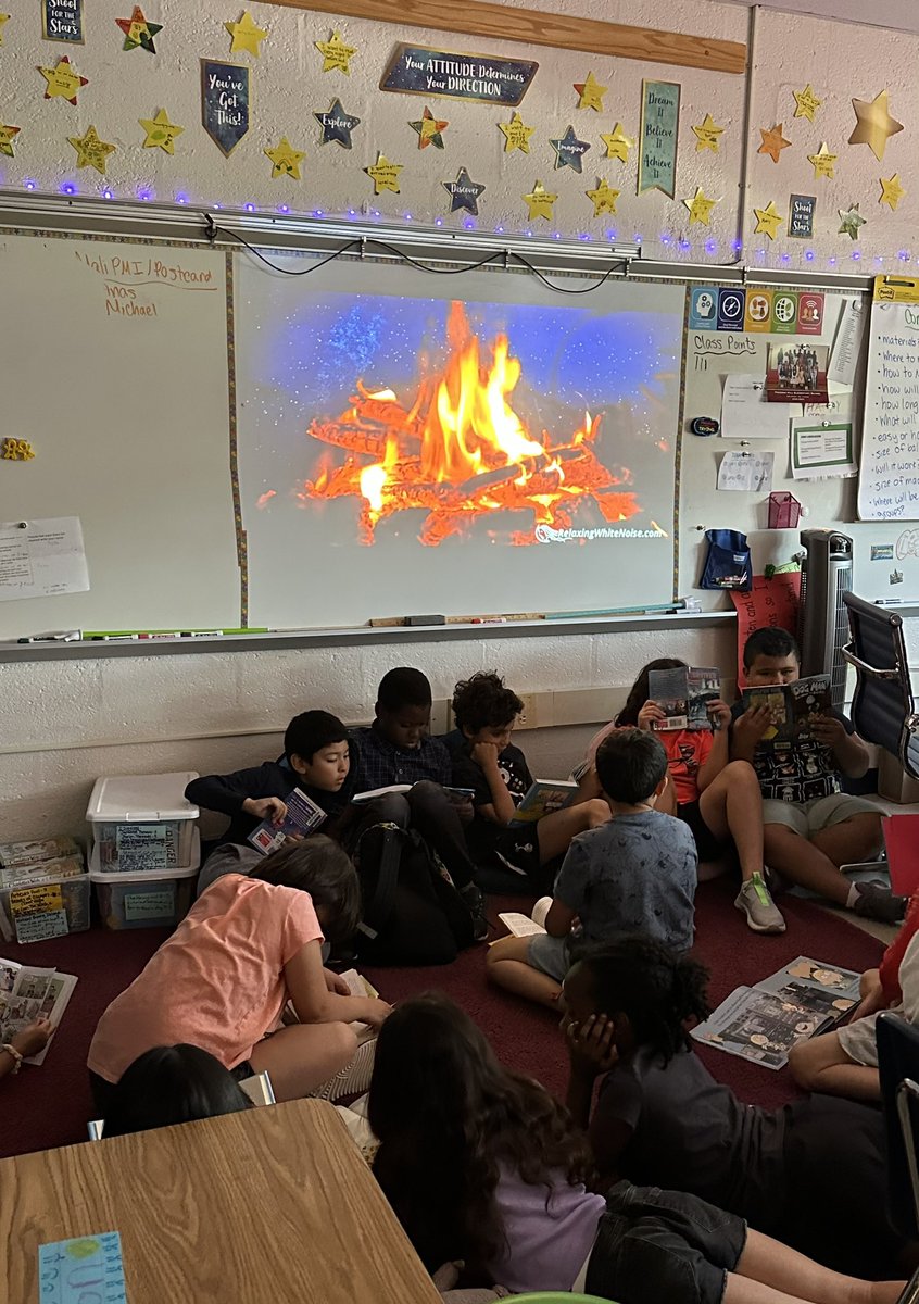 Today we had our post-Math SOL “Camp Out”. Students earned badges for each math unit reviewed. They decorated scout vests, made mini campfires, read by the fire, and ate s’mores with a movie. #FHHighlights