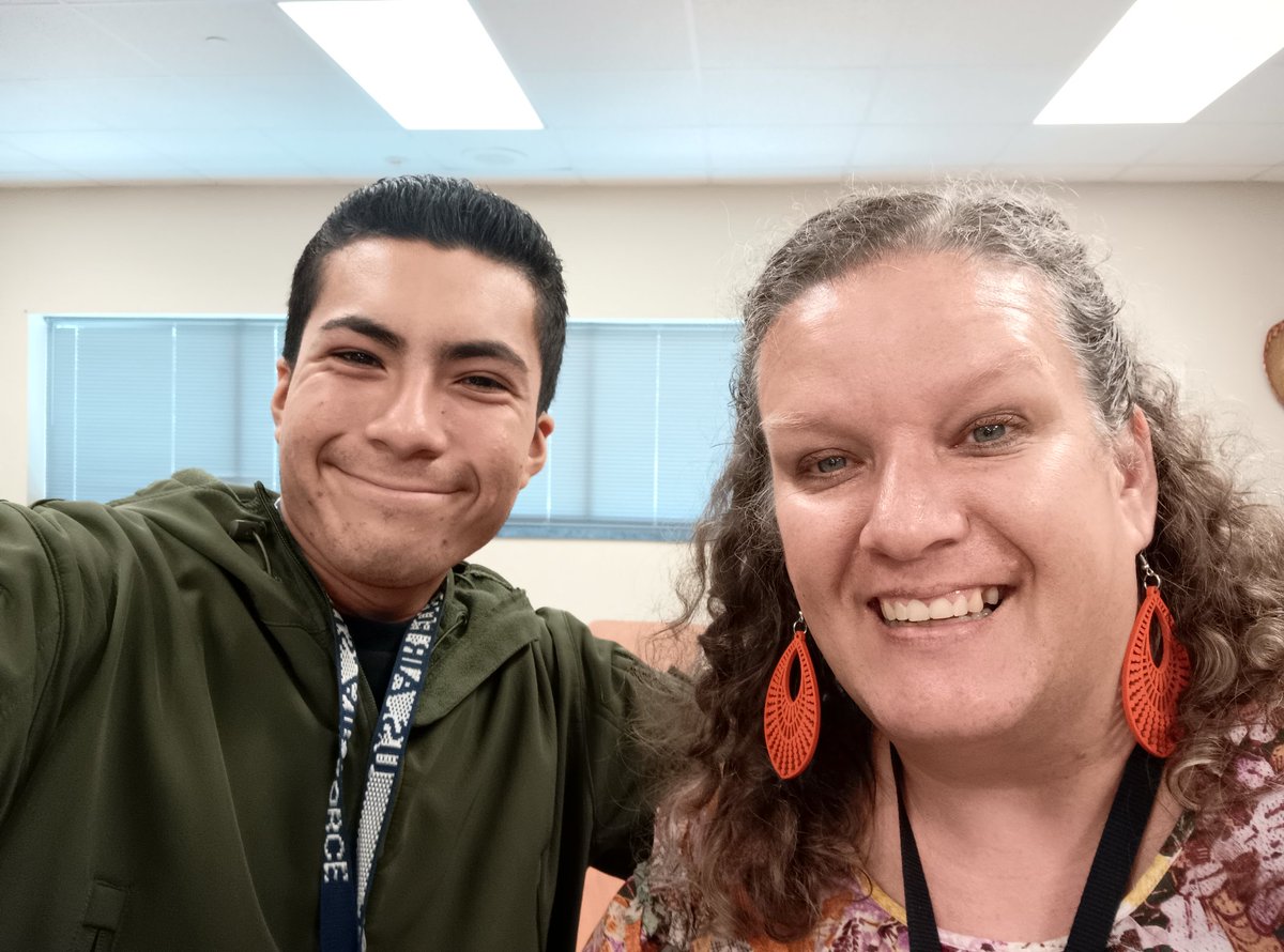 So proud of this kiddo. He came to have me sign his @cwhs_springisd yearbook. He's off to the @airforceacademy and I couldn't be prouder! Congratulations, Thomas!