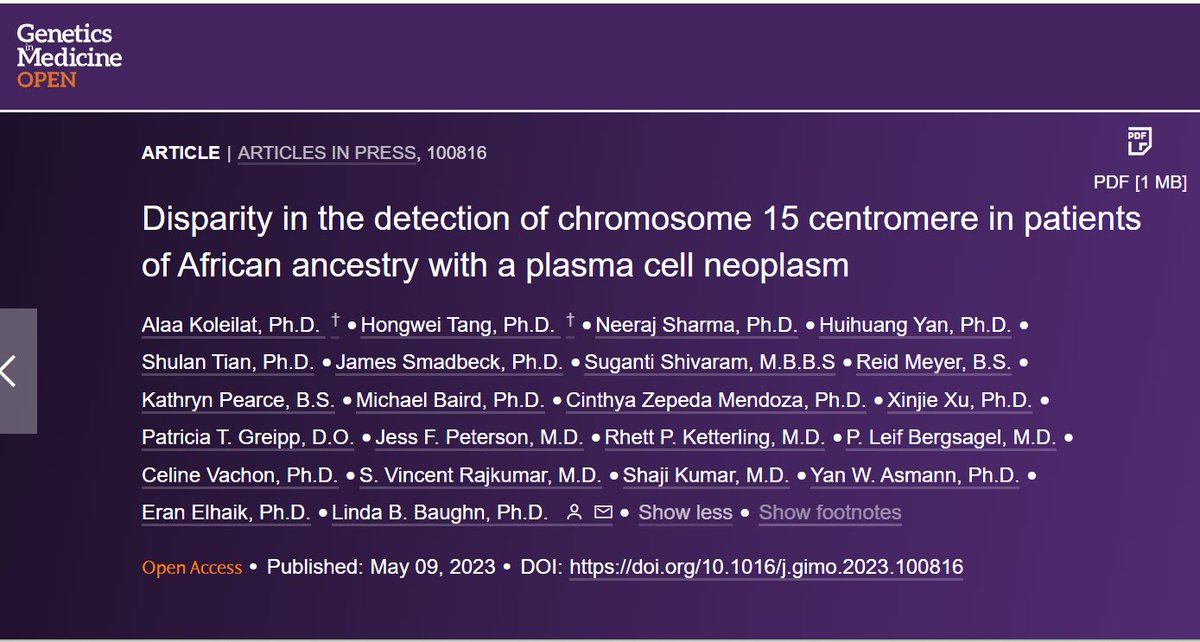 Genetics in Medicine (@gimjournal) on Twitter photo Underrepresentation of African ancestry specific sequences in the reference genome poses challenge in the interpretation of genomic results #pangenome #cancergenetics #precisionmedicine #GIMOpen <a href="/lbaughn/">Linda B. Baughn</a> <a href="/koleilat_alaa/">Alaa Koleilat, Ph.D.</a> bit.ly/3qhqnXT Underrepresentation of African ancestry specific sequences in the reference genome poses challenge in the interpretation of genomic results #pangenome #cancergenetics #precisionmedicine #GIMOpen <a href="/lbaughn/">Linda B. Baughn</a> <a href="/koleilat_alaa/">Alaa Koleilat, Ph.D.</a> bit.ly/3qhqnXT