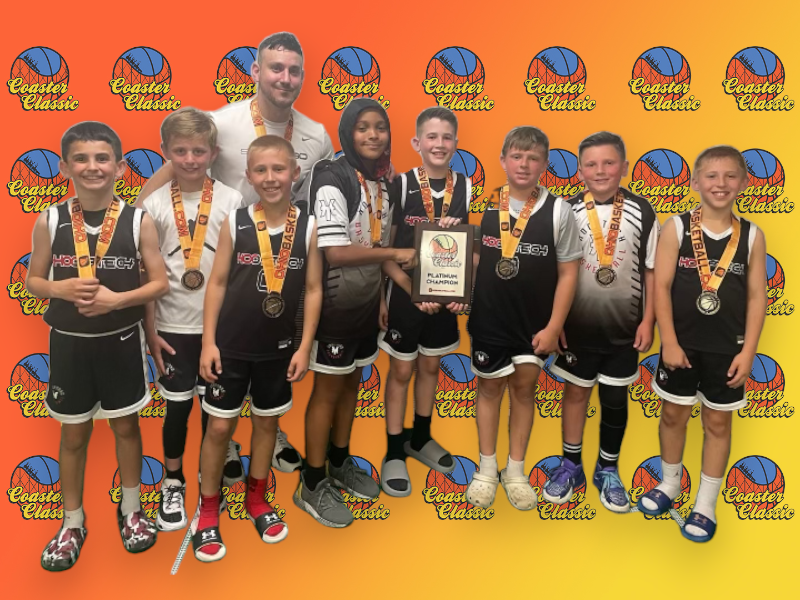 Ohio_Basketball's tweet photo. Congratulations to @Hooptechbball for winning the Coaster Classic 4th-grade boys' Platinum Division Championship! #CoasterClassic23 https://t.co/DCCEhkQVKH