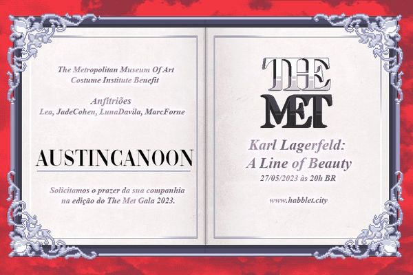 HabAustinCanoon's tweet image. VOGUE: THE MET GALA 2023
Thanks for the invitation #MetGalaHabblet2023 The event is amazing with Vogue🤍

📆 Day: May 27, 2023
⏰ 8:00PM  
📻 RádioHBT

#MetGalaHabblet2023  🕶️🧥