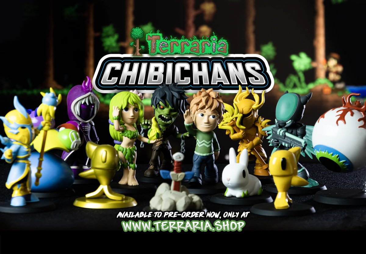 Terraria_Logic's tweet image. The first series of Terraria Chibichan minifigures is available for pre-order now! bit.ly/43sF1Kf