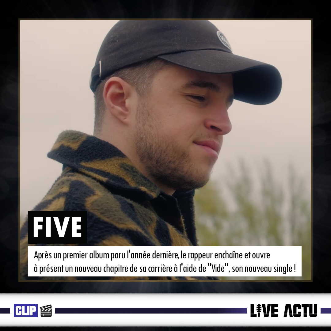 🎬 #Clip

<a href="/fiv5officiel/">FIVE🪐</a> évoque son rapport à la solitude le temps de « Vide », son nouveau single 🙏💫

🔹 L'info flash 👉 instagram.com/p/Cst8EligCdA/
🔹 Voir le clip 👉 youtube.com/watch?v=pmteri…